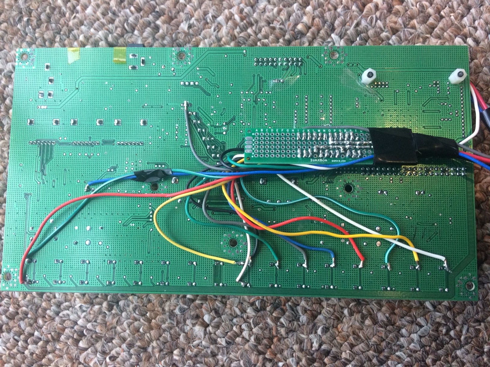 Image of Daughter Board with MAX7219 Chip